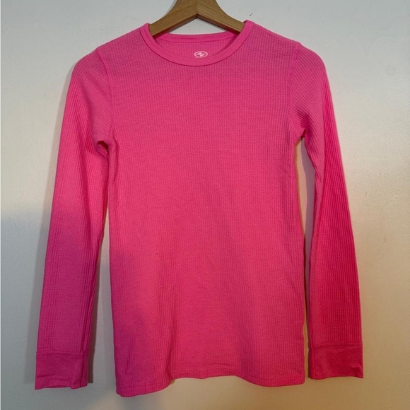 Athletic Works Women’s XS Pink Thermal Long Sleeve Top - Picture 2 of 6